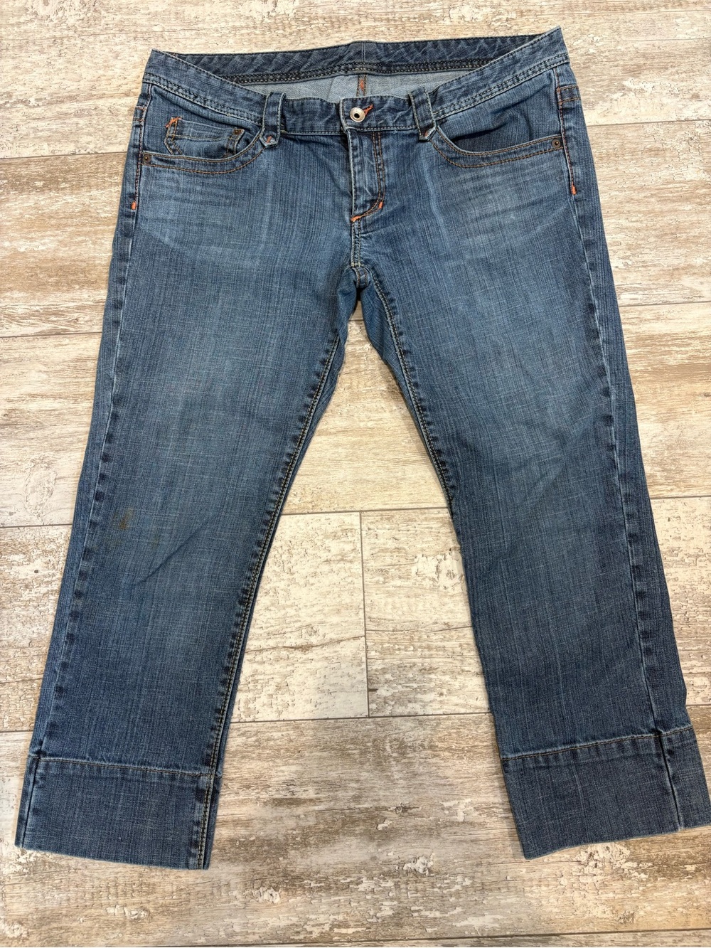 Express Crop X2 Jeans Medium Wash (12)